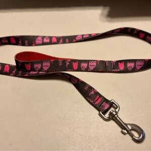 Dog leash. Little red collar